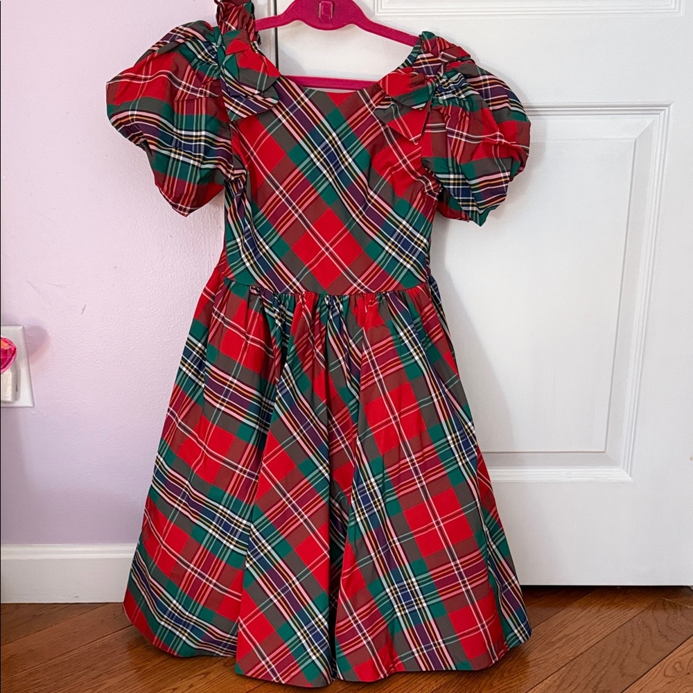 Janie and Jack Festive Tartan Dress